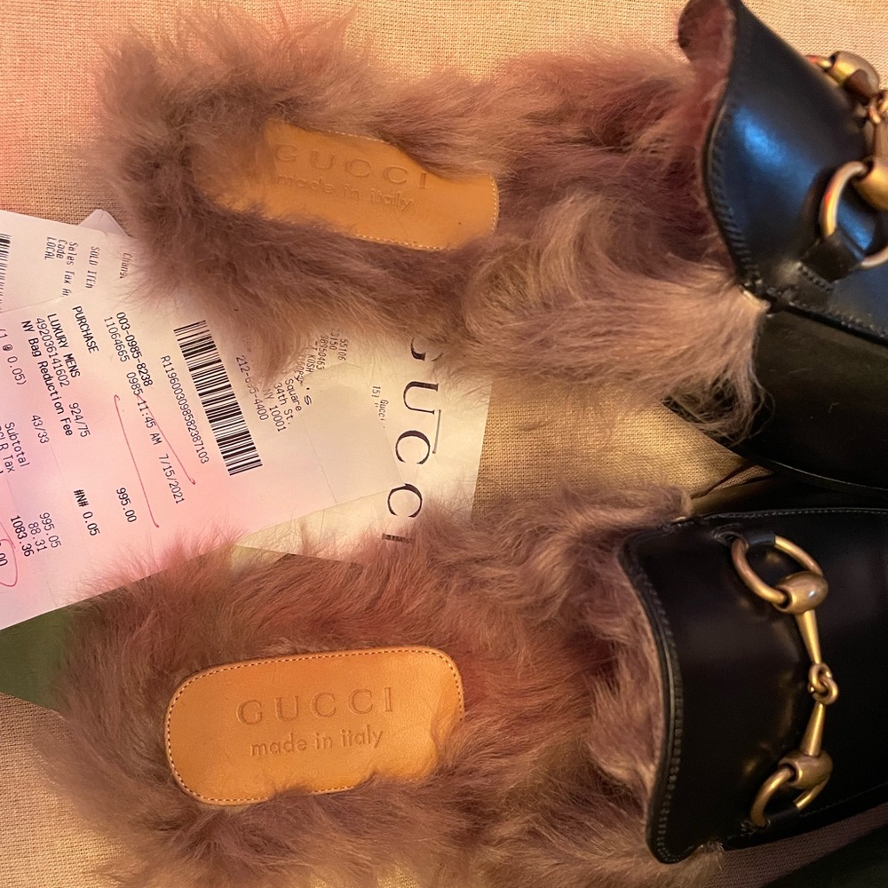 Re-Edition men's Princetown NEW 20201FW Gucci - LIKE NEW Wore once with receipt